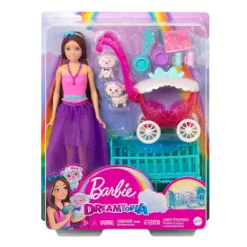 Barbie Dreamtopia Skipper Doll Nurturing Playset Pushchair Cot