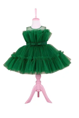 Diana Green Party Dress