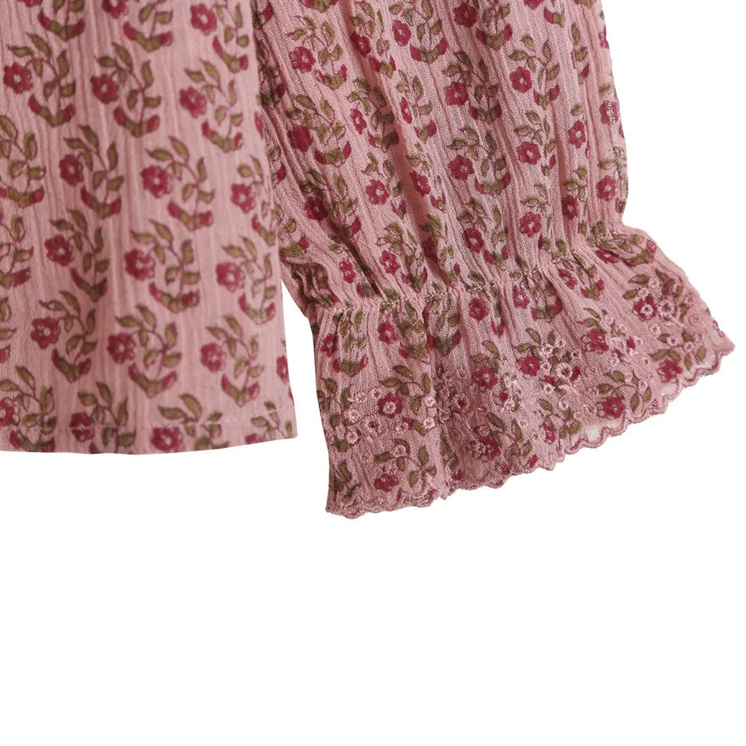 Emile et Ida Blouse Paquerette Rose