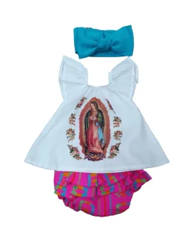 Guadalupe Girls Outfit 3pc Set