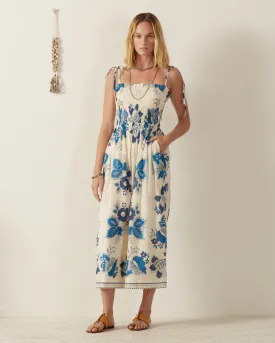 Kaia Blue China Panel Dress