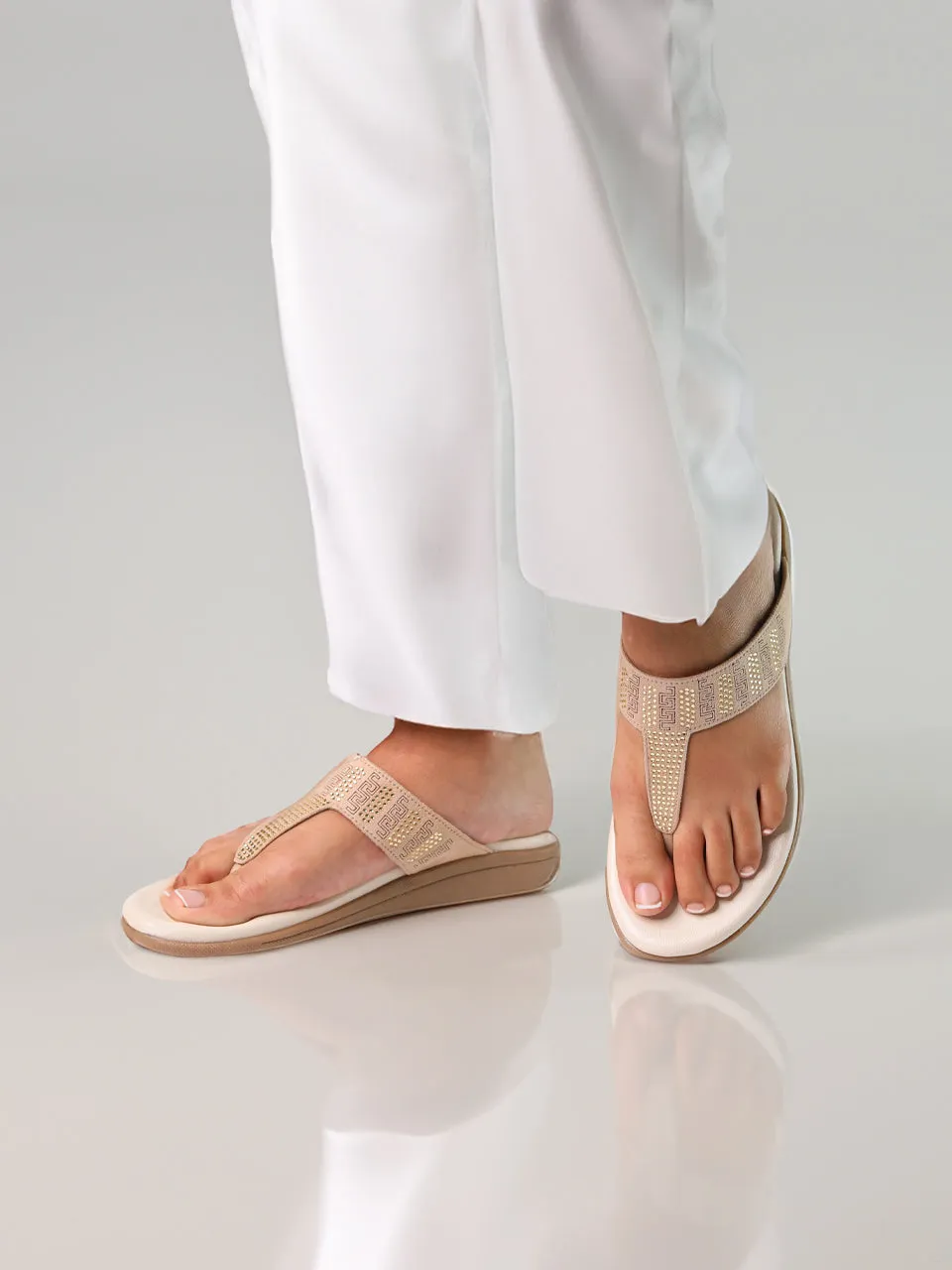 Lily Cream Flats