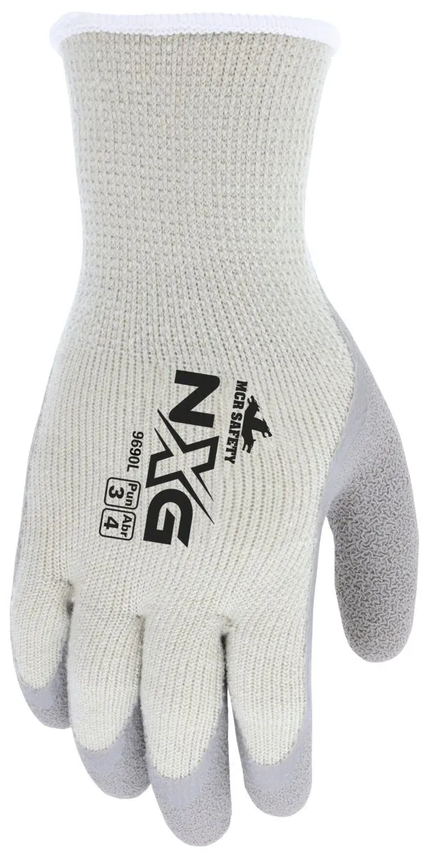 MCR NXG 9690S Flex-Thermal Heavy Weight Glove, 10 Gauge, White, Small, 1 Dozen