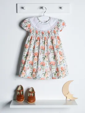 Rose & Albert Ivory Spring Floral Dress